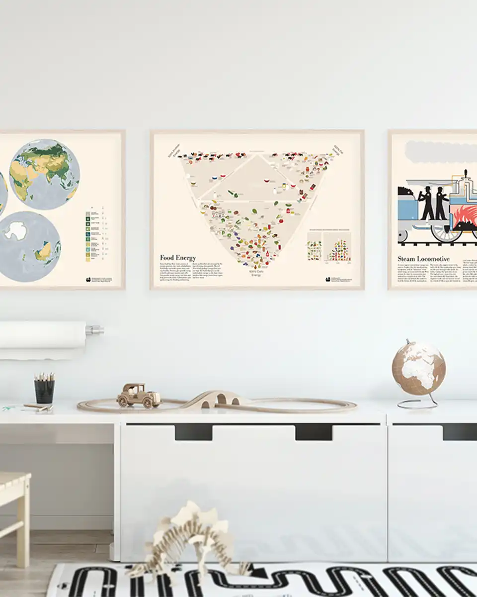 Maps for Kids poster series